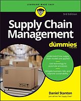 Couverture cartonnée Supply Chain Management For Dummies de Stanton Daniel