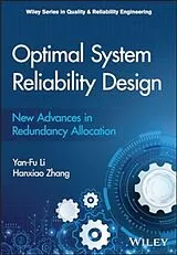 Fester Einband Optimal System Reliability Design von Yan-Fu Li, Hanxiao Zhang