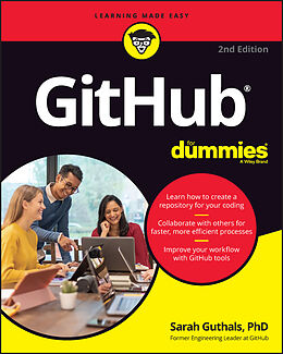 Kartonierter Einband GitHub For Dummies von Guthals Sarah