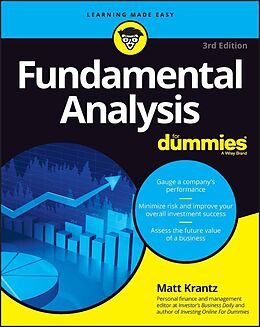 eBook (pdf) Fundamental Analysis For Dummies de Matthew Krantz