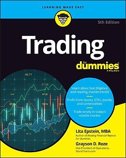 Couverture cartonnée Trading for Dummies de Epstein Lita, Roze Grayson D.