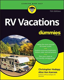 eBook (epub) RV Vacations For Dummies de Christopher Hodapp, Alice Von Kannon