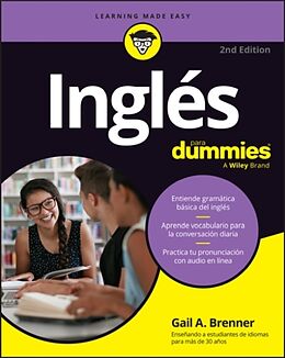 Couverture cartonnée Inglés Para Dummies de Brenner Gail