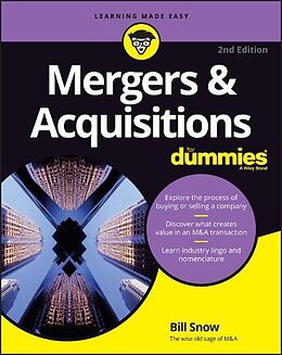 Couverture cartonnée Mergers & Acquisitions For Dummies de Bill Snow