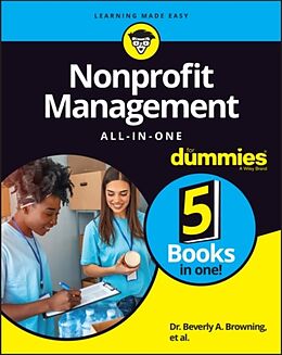 Couverture cartonnée Nonprofit Management All-in-One For Dummies de Browning Beverly A., Farris Sharon, Loughran Maire