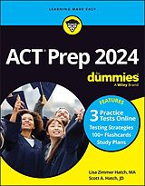 E-Book (pdf) ACT Prep 2024 For Dummies with Online Practice von Lisa Zimmer Hatch, Scott A. Hatch