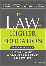 Couverture cartonnée The Law of Higher Education de Kaplin William A., Lee Barbara A., Neal H. Hutchens