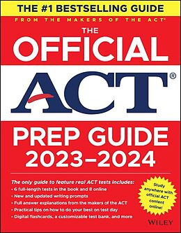 eBook (epub) The Official ACT Prep Guide 2023-2024 (Book + Online Course) de Act