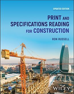 Livre Relié Print and Specifications Reading for Construction de Russell Ron