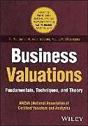 Livre Relié Business Valuations de Nacva