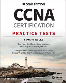 Couverture cartonnée CCNA Certification Practice Tests de Buhagiar Jon