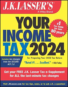 eBook (epub) J.K. Lasser's Your Income Tax 2024 de J. K. Lasser Institute