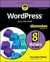 Couverture cartonnée WordPress All-in-One For Dummies de Sabin-Wilson Lisa