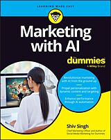Couverture cartonnée Marketing with AI for Dummies de Shiv Singh