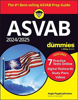 eBook (pdf) 2024/2025 ASVAB For Dummies (+ 7 Practice Tests, Flashcards, &amp; Videos Online) de Angie Papple Johnston