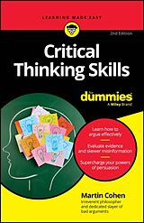 Couverture cartonnée Critical Thinking Skills For Dummies de Martin Cohen