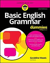 Couverture cartonnée Basic English Grammar For Dummies de Woods Geraldine