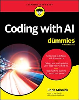 Couverture cartonnée Coding with AI For Dummies de Minnick Chris