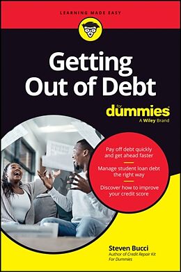 Couverture cartonnée Getting Out of Debt for Dummies de Steven Bucci