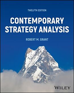 Couverture cartonnée Contemporary Strategy Analysis de Robert M. Grant