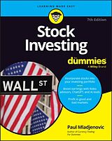 Kartonierter Einband Stock Investing For Dummies von Paul Mladjenovic