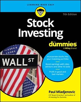 Kartonierter Einband Stock Investing For Dummies von Paul Mladjenovic