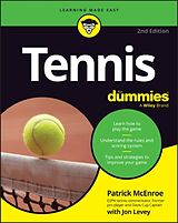 Couverture cartonnée Tennis For Dummies de McEnroe Patrick, Levey Jon