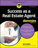 Couverture cartonnée Success as a Real Estate Agent for Dummies de Zeller Dirk