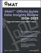 Kartonierter Einband GMAT Official Guide Data Insights Review 2024-2025: Book + Online Question Bank von GMAC (Graduate Management Admission Council)