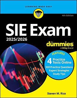 eBook (pdf) SIE Exam 2025/2026 For Dummies (Securities Industry Essentials Exam Prep + Practice Tests &amp; Flashcards Online) de Steven M. Rice