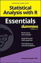Couverture cartonnée Statistical Analysis with R Essentials for Dummies de Joseph Schmuller