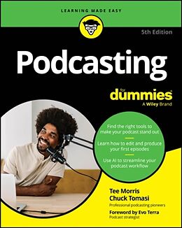 Couverture cartonnée Podcasting for Dummies de Tee Morris, Chuck Tomasi