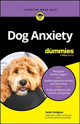 Kartonierter Einband Dog Anxiety for Dummies von Sarah Hodgson