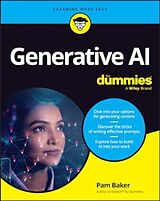 Couverture cartonnée Generative AI for Dummies de Pam Baker