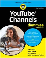 Couverture cartonnée YouTube Channels For Dummies de Ciampa Rob, Matt Ciampa, Murphy Rich