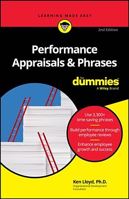 Couverture cartonnée Performance Appraisals & Phrases For Dummies de Lloyd Ken