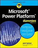 Couverture cartonnée Microsoft Power Platform For Dummies de Jack A. Hyman