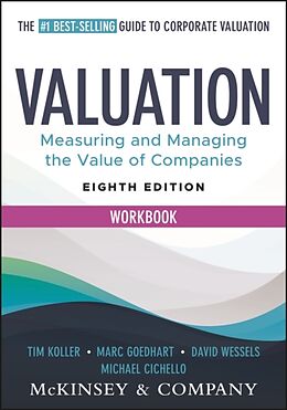 Couverture cartonnée Valuation Workbook de McKinsey & Company Inc.