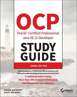 Couverture cartonnée OCP Oracle Certified Professional Java SE 21 Developer Study Guide de Boyarsky Jeanne, Selikoff Scott