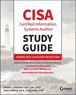 Couverture cartonnée CISA Certified Systems Auditor Study Guide de Gregory Peter H., Chapple Mike