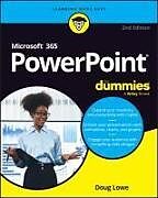 Couverture cartonnée Microsoft 365 PowerPoint For Dummies de Doug Lowe