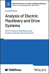 Livre Relié Analysis of Electric Machinery and Drive Systems de Krause Paul C., Wasynczuk Oleg, Sudhoff Scott D.