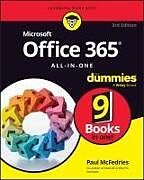 Couverture cartonnée Microsoft 365 Office All-in-One For Dummies de McFedries Paul, Weverka Peter