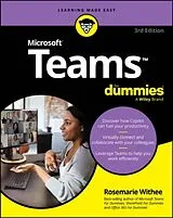 Kartonierter Einband Microsoft Teams For Dummies von Withee Rosemarie