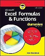 Couverture cartonnée Microsoft 365 Excel Formulas & Functions For Dummies de Bluttman Ken