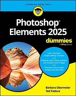 Couverture cartonnée Photoshop Elements 2025 For Dummies de Obermeier Barbara, Padova Ted