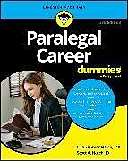 Couverture cartonnée Paralegal Career For Dummies de Hatch Lisa Zimmer, Hatch Scott A.