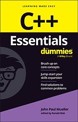 Couverture cartonnée C++ Essentials For Dummies de John Paul Mueller, Mak Ronald