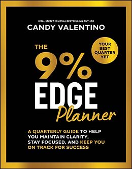 Couverture cartonnée The 9% Edge Planner de Candy Valentino