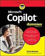Kartonierter Einband Microsoft Copilot For Dummies von Chris Minnick